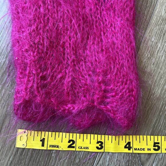 Icelandic Designs Mohair Sweater Women Sz S/M Pink Art Wear - Picture 10 of 12
